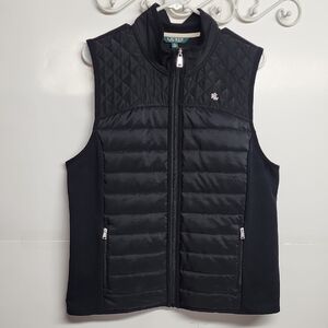 Lauren Ralph Lauren Vintage XL Unisex Black Padded Classic Minimalist Vest